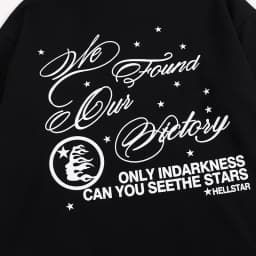 American Retro Streetwear Hell Star Printed Loose Sweatshirt Unisex Hoodie Youth Casual Long Sleeve Cotton Dance Wear