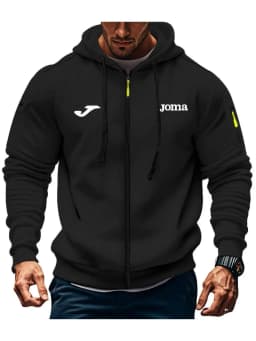 Spring Autumn and Outdoor Fashion Men's Clothing JOMA man Hooded Sweatshirt with Zipper Jacket European Style Loose Fit Suitable