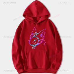 Groovy Protogen Bust Lineart Anime Graphic Unisex Hoodie Oversized Streetwear Y2K Aesthetic Cyber Kawaii Gamer Apparel