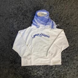 Harajuku Streetwear Hooded Sweatshirt Men Bandana Design Fashion Retro Hoodie Unisex Loose Fit Autumn Winter Trendy Style New