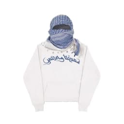 Harajuku Streetwear Hooded Sweatshirt Men Bandana Design Fashion Retro Hoodie Unisex Loose Fit Autumn Winter Trendy Style New