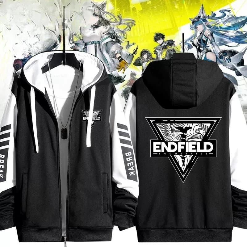 Game Arknights Endfield 3D Print Zip Up Women/Men Hoodie Sweatshirt Streetwear Hip Hop Cosplay Zipper Hooded Jacket Outerwear