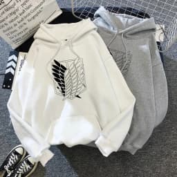 90s japanese Anime Attack on Titan Shingeki No Kyojin Graphic Hoodies Men Unisex Oversized Funny Cartoon Sweatshirt Hoody Male