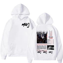 Rapper Milo J 166 Album Merch Hoodies Fashion Hip Hop Sweatshirts Mens Women Clothing Long Sleeve Oversized Pullovers Streetwear