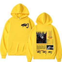 Rapper Milo J 166 Album Merch Hoodies Fashion Hip Hop Sweatshirts Mens Women Clothing Long Sleeve Oversized Pullovers Streetwear