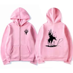 Game Hollow Void Hollow Knight Zipper Hoodie Men's Fashion Casual Zip Up Hoodies Men Anime Vintage Sweatshirt Man Hooded Jacket