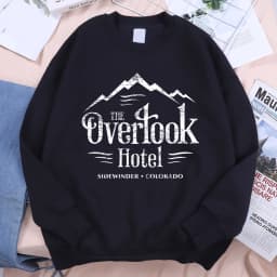 The Overlook Hotel The Shining Hoodies Man Crewneck Cartoon Sweatshirt Fleece Pullover Hoody Hip Hop Warm Fashion Hoodie Couple