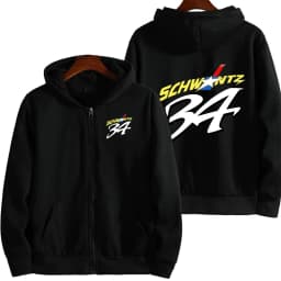 34 Kevin Schwantz GP Legend Retro Men Zipper Hoodie GS Adventure Riding Sport Women Sweatshirt Motorcycle Rider Male Jacket Coat