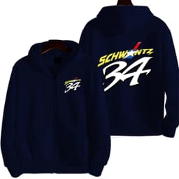 34 Kevin Schwantz GP Legend Retro Men Zipper Hoodie GS Adventure Riding Sport Women Sweatshirt Motorcycle Rider Male Jacket Coat
