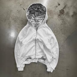 Men Women Reversible Camo Zip Up Hoodie Oversized Full Zip Hooded Jacket Dual‑Wear Streetwear Kangaroo Pocket Sweatshirt Coat