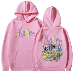 Korn Cartoon Rock Band Music Album Hoodie Men's Women's Vintage Metal Gothic Oversized Sweatshirt Streetwear Long Sleeve Hoodies