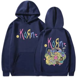 Korn Cartoon Rock Band Music Album Hoodie Men's Women's Vintage Metal Gothic Oversized Sweatshirt Streetwear Long Sleeve Hoodies