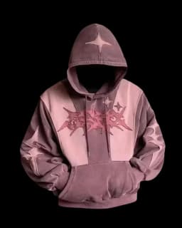 Gothic Spike Man Hoodie Zip Up Hoodie Angel Y2k Print Vintage Grunge Streetwear Men Casual Long Sleeve Sweatshirt Aesthetic