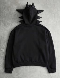 Gothic Spike Man Hoodie Zip Up Hoodie Angel Y2k Print Vintage Grunge Streetwear Men Casual Long Sleeve Sweatshirt Aesthetic