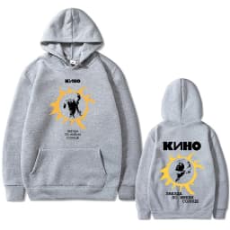 Legendary Russia Rock Band Viktor Tsoi Kino A Star Named Sun Double Sided Print Hoodie Men Women Fashion Oversized Sweatshirt
