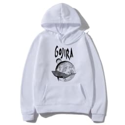 French Metal Band Gojira From Mars To Sirius Album Cover Hoodie Men Women Vintage Rock Oversized Pullover Mens Casual Hoodies