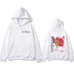 Rock Band Alice in Chains Jar of Flies Album Zipper Hoodie Men Women Vintage Casual Fleece Zip Up Jacket Male Fashion Streetwear