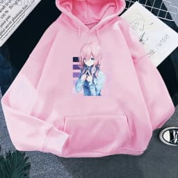 Anime The Quintessential Quintuplets Nakano Miku Print Hooded Men Women Aesthetic Hoodies Harajuku Male Plus Size Sweatshirt