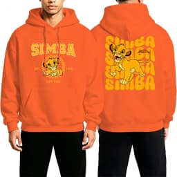 Men Anime Autumn And Winter The Lion King Simba Cartoon Sportswear Women Pullover 2026 New Couple Casual Hoodie ﻿