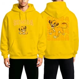 Men Anime Autumn And Winter The Lion King Simba Cartoon Sportswear Women Pullover 2026 New Couple Casual Hoodie ﻿