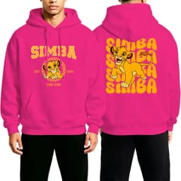 Men Anime Autumn And Winter The Lion King Simba Cartoon Sportswear Women Pullover 2026 New Couple Casual Hoodie ﻿