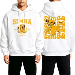 Men Anime Autumn And Winter The Lion King Simba Cartoon Sportswear Women Pullover 2026 New Couple Casual Hoodie ﻿