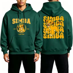 Men Anime Autumn And Winter The Lion King Simba Cartoon Sportswear Women Pullover 2026 New Couple Casual Hoodie ﻿