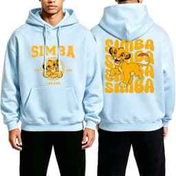 Men Anime Autumn And Winter The Lion King Simba Cartoon Sportswear Women Pullover 2026 New Couple Casual Hoodie ﻿