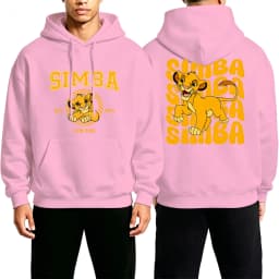 Men Anime Autumn And Winter The Lion King Simba Cartoon Sportswear Women Pullover 2026 New Couple Casual Hoodie ﻿