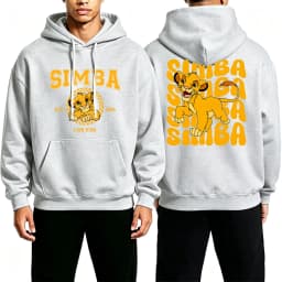 Men Anime Autumn And Winter The Lion King Simba Cartoon Sportswear Women Pullover 2026 New Couple Casual Hoodie ﻿