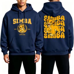 Men Anime Autumn And Winter The Lion King Simba Cartoon Sportswear Women Pullover 2026 New Couple Casual Hoodie ﻿