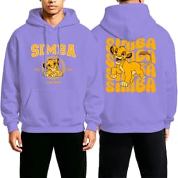 Men Anime Autumn And Winter The Lion King Simba Cartoon Sportswear Women Pullover 2026 New Couple Casual Hoodie ﻿