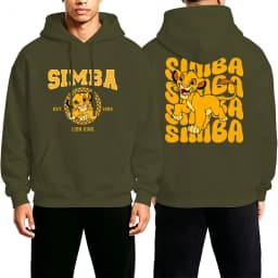 Men Anime Autumn And Winter The Lion King Simba Cartoon Sportswear Women Pullover 2026 New Couple Casual Hoodie ﻿