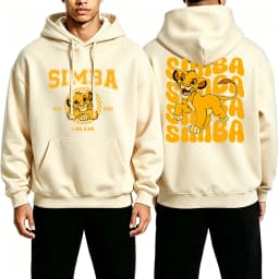 Men Anime Autumn And Winter The Lion King Simba Cartoon Sportswear Women Pullover 2026 New Couple Casual Hoodie ﻿