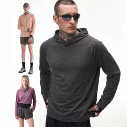 Lightweight Hoodie Men Women Outdoor Running Loose Casual Quick Dry Sport Long Sleeve Hooded Sweatshirts T-shirt Track T Shirt