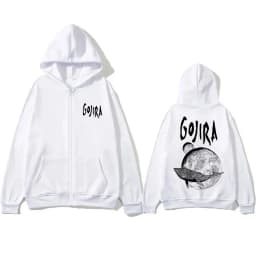 French Metal Band Gojira From Mars To Sirius Album Cover Zipper Hoodie Men Women Vintage Rock Oversized Fleece Zip Up Hoodies