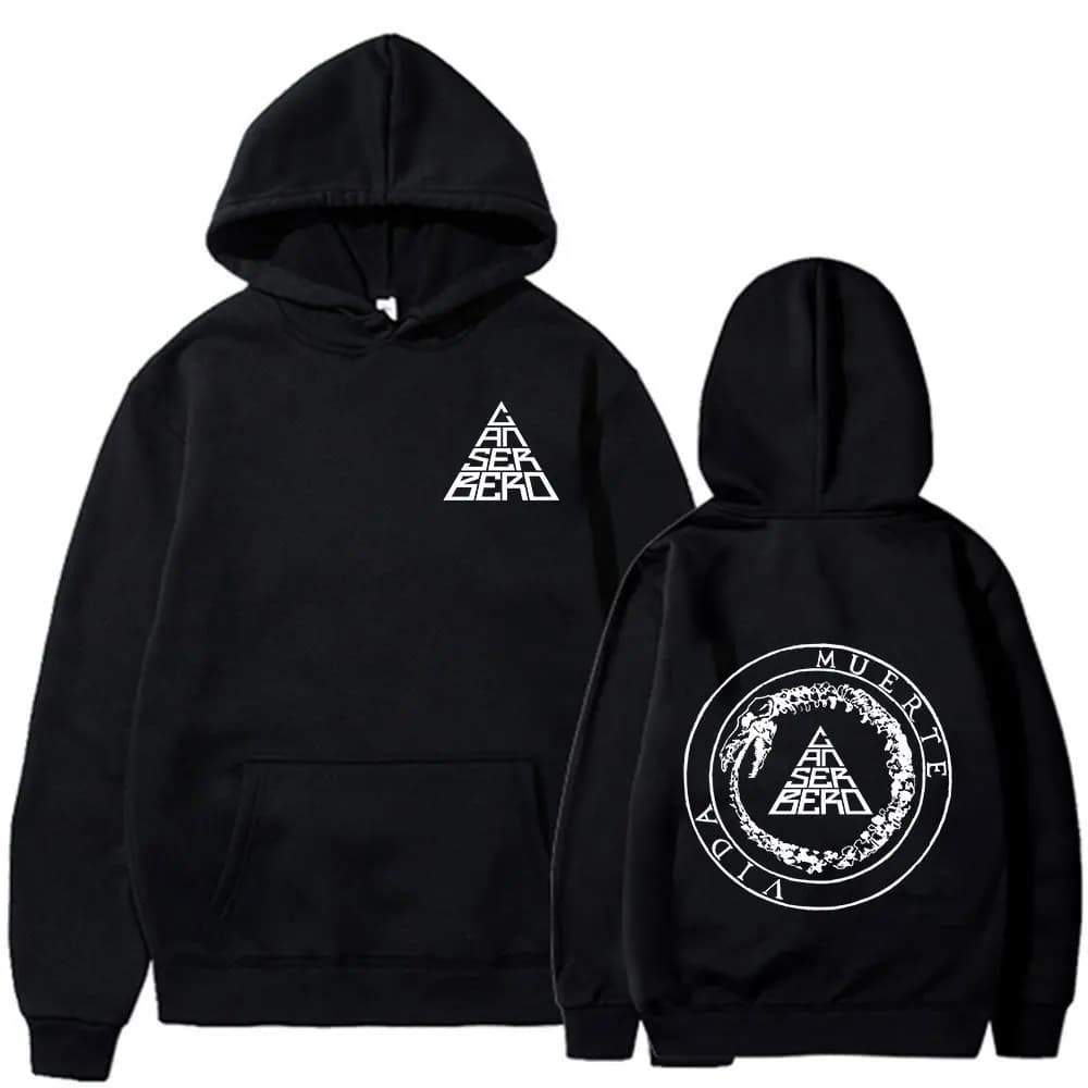 Canserbero Muerte Vida Album Hoodies Men Women Clothing Long Sleeve Hooded Sweatshirts Casual Streetwear Y2K Fashion Pullovers