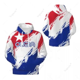 Unisex Cuba Flag Color Hoodie 3D Men Women Harajuku Sweatshirt Pullover Hoodies Polyester Casual