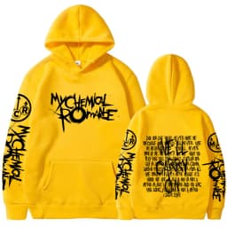 My Chemical Romance Double Sided Graphic Hoodies Streetwear Black Parade Punk Emo Rock Pullover Men's Women Hooded Sweatshirts