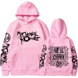 My Chemical Romance Double Sided Graphic Hoodies Streetwear Black Parade Punk Emo Rock Pullover Men's Women Hooded Sweatshirts