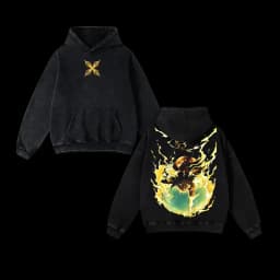 Manga Bleach Shihouin Yoruichi Printed Hooded Men Women Washed Cotton Hoodie Retro Streetwear Unisex Casual Oversized Sweatshirt
