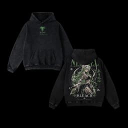 Manga Bleach Shihouin Yoruichi Printed Hooded Men Women Washed Cotton Hoodie Retro Streetwear Unisex Casual Oversized Sweatshirt