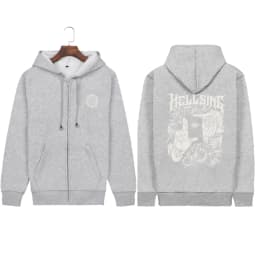 Hellsing Anime Clothing Alucard Printed Hooded Men Women Prevalent Zipper Hoodies Plus Size Pullover Harajuku Male Sweatshirt