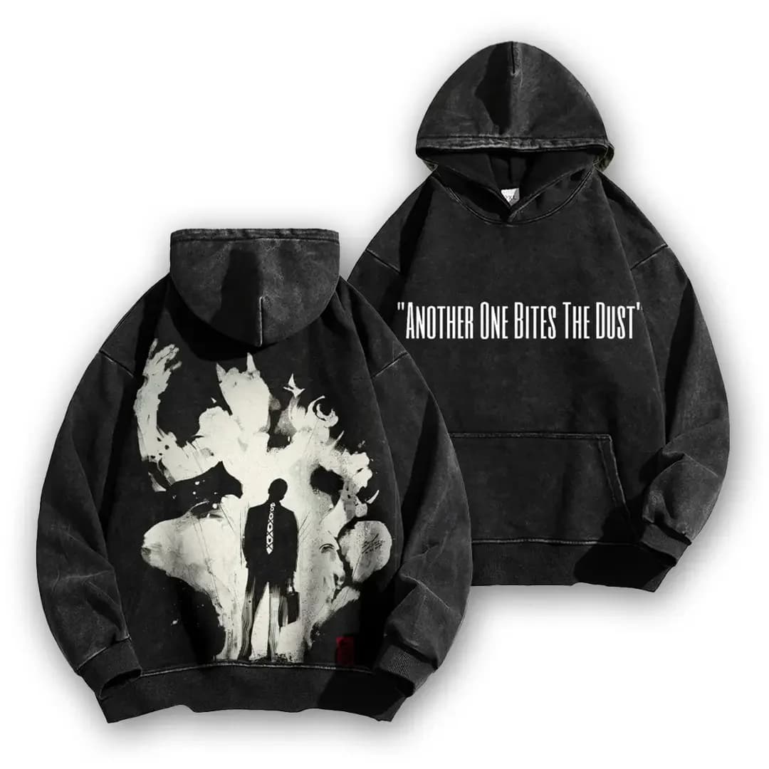 JoJo's Bizarre Adventure Anime Clothing Killer Queen Graphic Hooded Men Women Cotton Hoodies Washed Sweatshirt Male Streetwear