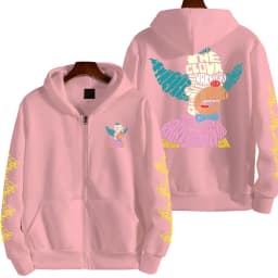 The Simpsons Krusty the Clown Men's Autumn/Winter Anime Zipper Hoodie Women's Outdoor New Sportswear Couple Fashion Cartoon Top