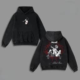 Hot Anime NANA Osaki And Komatsu Print Hooded Men Women Cotton Hoodies Retro Washed Sweatshirt Harajuku Male Casual Streetwear