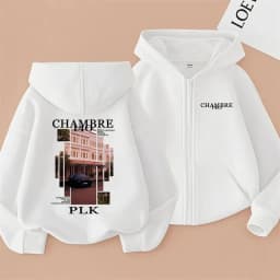 Rapper PLK Chambre 140 Album Graphic Zipper Hoodie Men Women Hip Hop Fashion Pop Music Zip Up Jacket Coat Male Oversized Hoodies