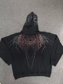 Breathedivinity American-style street sports fitness loose large-sized fleece pullover with hood