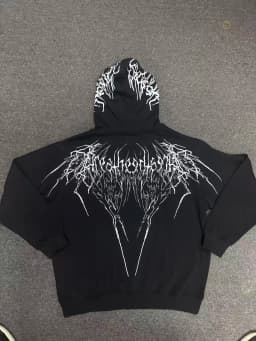 Breathedivinity American-style street sports fitness loose large-sized fleece pullover with hood