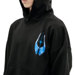 Harajuku Oversized Streetwear Pullover Men's Hoodies Bright Side Graphic Print Hooded Sweatshirt Hip Hop Aesthetic Tops Goth Y2k